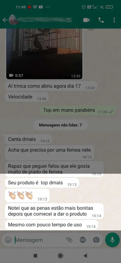 Depoimento do cliente