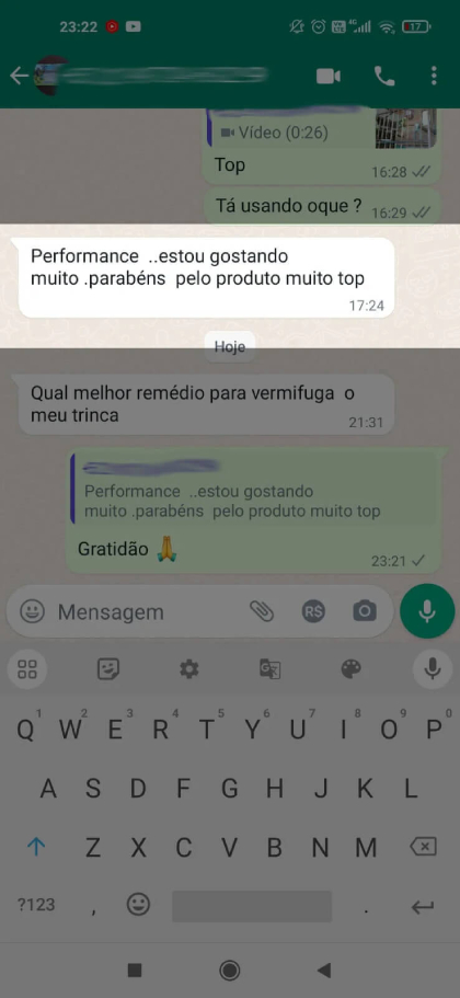 Depoimento do cliente